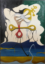 Vintage landscape surrealist for sale  GUILDFORD
