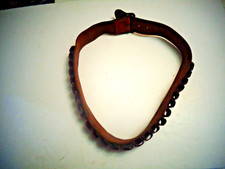 Leather ammuntion belt for sale  DISS