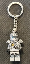 Usado, Portachiavi con Anello Keychain Lego Minifigure Ninjago 851352 Titanio Zane comprar usado  Enviando para Brazil