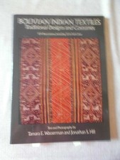 Bolivian indian textiles gebraucht kaufen  Eggenstein-Leopoldshafen