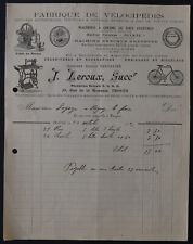 Facture troyes 1912 d'occasion  Nantes-
