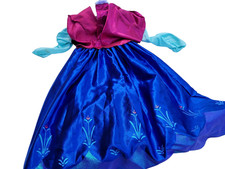 Vestido Disney Ana Princesa Frozen Meninas Tamanho 9 10 Azul Roxo Fantasia de Halloween comprar usado Vestido Disney Ana Princesa Frozen Meninas Tamanho 9 10 Azul Roxo Fantasia de Halloween comprar usado  Enviando para Brazil