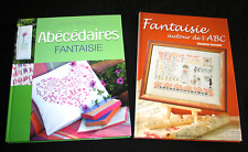 Livres broderie abecedaires d'occasion  Châteaudun