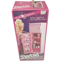 VINTAGE 1990 MATTEL BARBIE ROSA BRILHOS GELADEIRA FREEZER # 4776 CAIXA comprar usado  Enviando para Brazil