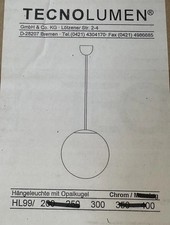 Tecnolumen hängelampe lampe gebraucht kaufen  München