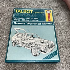 Haynes talbot chrysler for sale  UK