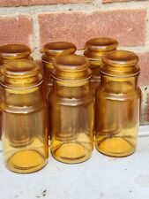 Amber glass storage for sale  DERBY