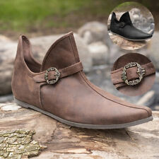 Fantasia pirata bota fivela sapatos príncipe cavaleiro viking medieval renascentista masculino comprar usado  Enviando para Brazil