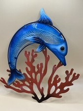 Metal dolphin coral for sale  Palos Hills