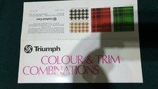 Triumph colour trim for sale  SANDBACH
