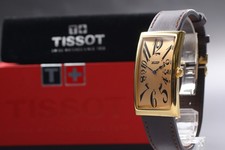 [Quase em perfeito estado com caixa] Relógio masculino TISSOT Heritage T117509A mostrador dourado quartzo banana comprar usado  Enviando para Brazil