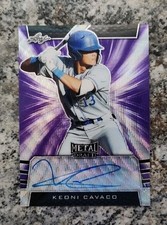 2019 Leaf Metal Draft Purple Prismatic Keoni Cavaco #BA-KC1 automático /15 comprar usado  Enviando para Brazil