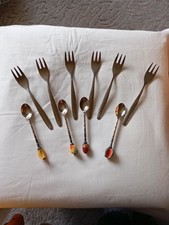 Kuchengabeln mokkalöffel frü gebraucht kaufen  Rudolstadt