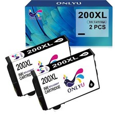 Tinta 2x 200XL preta 212-XL compatível com Epson XP-310 XP-400 XP-410 WF-2540 comprar usado  Enviando para Brazil