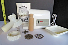 Usado, Moedor e picador de alimentos elétrico VINTAGE Rival® *VÍDEO* com salsicha modelo 2250 comprar usado  Enviando para Brazil