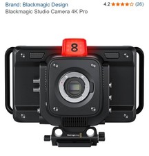 Blackmagic studio camera for sale  BIRMINGHAM