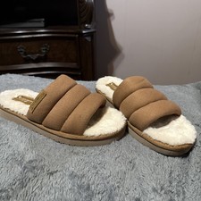 Slides masculinos KOOLABURRA by UGG Rommie castanha bronzeada tamanho 7 ou tamanho 9 feminino comprar usado  Enviando para Brazil