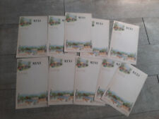 Lot menus vierges d'occasion  France