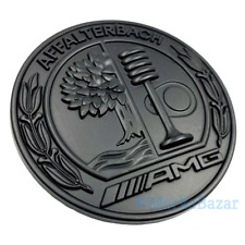 NUEVO EMBLEMA LOGO AMG NEGRO 3D PARA MERCEDES 57MM 64MM ADHESIVO, usado comprar usado  Enviando para Brazil