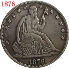 1876 silver seated for sale  Shipping to Ireland