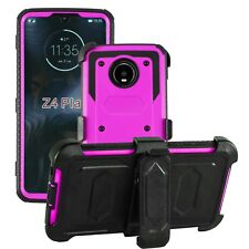 Capa coldre suporte clipe armadura à prova de choque para Motorola G6 G7 G8 E4 Z2 Z4 Z3 E6 comprar usado  Enviando para Brazil