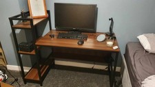 Office desk dark for sale  BINGLEY