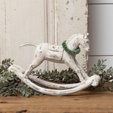 Distressed white rocking for sale  Massillon