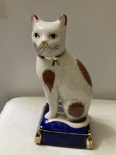 Staffordshire style cat for sale  SHANKLIN