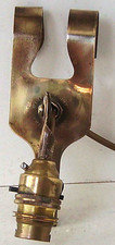 Brass hook lamp for sale  EASTBOURNE