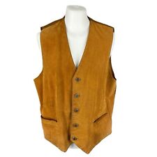 Waistcoat vintage brown for sale  OSSETT