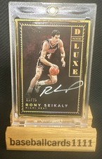 2015-16 Panini Luxe Rony Seikaly moldura dourada no cartão tinta branca autografada/25 BB5 comprar usado  Enviando para Brazil