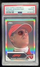 2023 Topps Chrome Formula 1 Michael Schumacher variação PSA 10 #199 comprar usado 2023 Topps Chrome Formula 1 Michael Schumacher variação PSA 10 #199 comprar usado  Enviando para Brazil