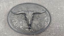 Gürtelschnalle longhorn skull gebraucht kaufen  Sittensen
