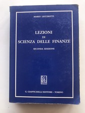 scienza delle finanze usato  Eboli