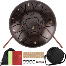 Steel tongue drum usato  Roma