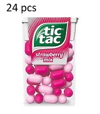 24 x Pastilhas TIC TAC Strawberry Mix Strawberry Fields (pacote com 24) 18g 0,64 oz comprar usado  Enviando para Brazil