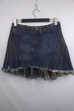 Mini saias jeans femininas PLEIN SUD azul, s 100% algodão tamanho 42/10, usado comprar usado  Enviando para Brazil