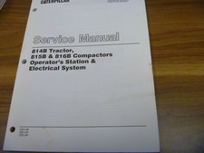 Trator CAT Caterpillar 814B 815B 816B compactador Elec manual de reparo de serviço 15Z1 comprar usado  Enviando para Brazil