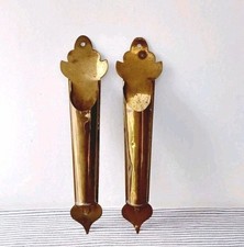 Rustic pair brass for sale  COULSDON
