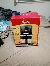 Cafeteira Melitta Take 2 caneca de viagem dupla aço inoxidável (apenas 1 caneca), usado comprar usado  Enviando para Brazil