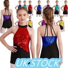 Girls sequins gymnastics for sale  SWANSEA