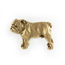 Usado, Bulldog, Bulldog Inglês I - Broche Banhado a Ouro, Joias Elegantes para Cachorros, A comprar usado  Enviando para Brazil