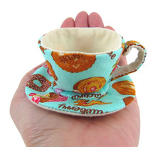 Handmade miniature teacup for sale  BASILDON