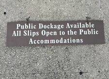 Public dockage slips for sale  Titusville