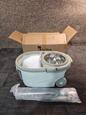 Balde esfregão giratório By Nee cesta de aço inoxidável limpador doméstico piso BN1705 verde comprar usado  Enviando para Brazil