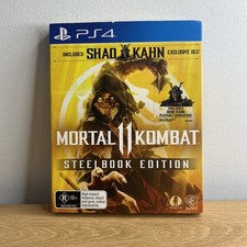 Mortal Kombat 11 Steelbook Edition SOMENTE ESTOJO Jogo Sony PlayStation 4 PS4 comprar usado  Enviando para Brazil