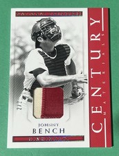 2018 National Treasures Johnny Bench Game Usado 2 CORES PATCH VERMELHO 2/2 PÁTIO comprar usado  Enviando para Brazil