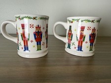 Canecas quebra-nozes de Natal Sur La Table 3,5” de altura fofas azevinho divertidas exclusivas comprar usado  Enviando para Brazil