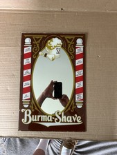 Burma shave mirrored for sale  Rolling Meadows