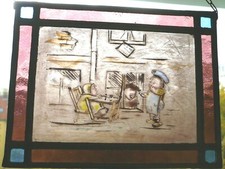 Fensterbild glasmalerei bleigl gebraucht kaufen  Berlin
